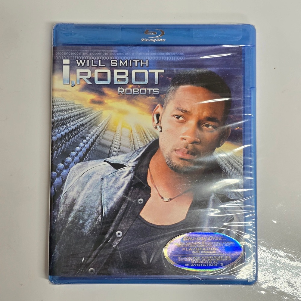 I, Robot Blu-ray 2004 Sci-Fi Action Will Smith Movie New Sealed